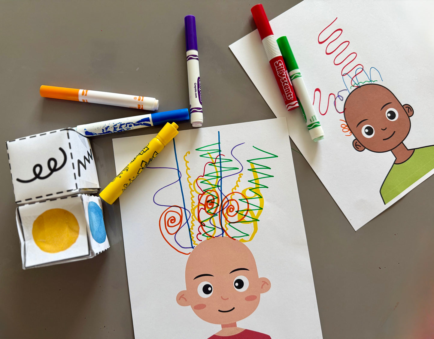 Roll & Style Drawing Game- FREE Printable Download