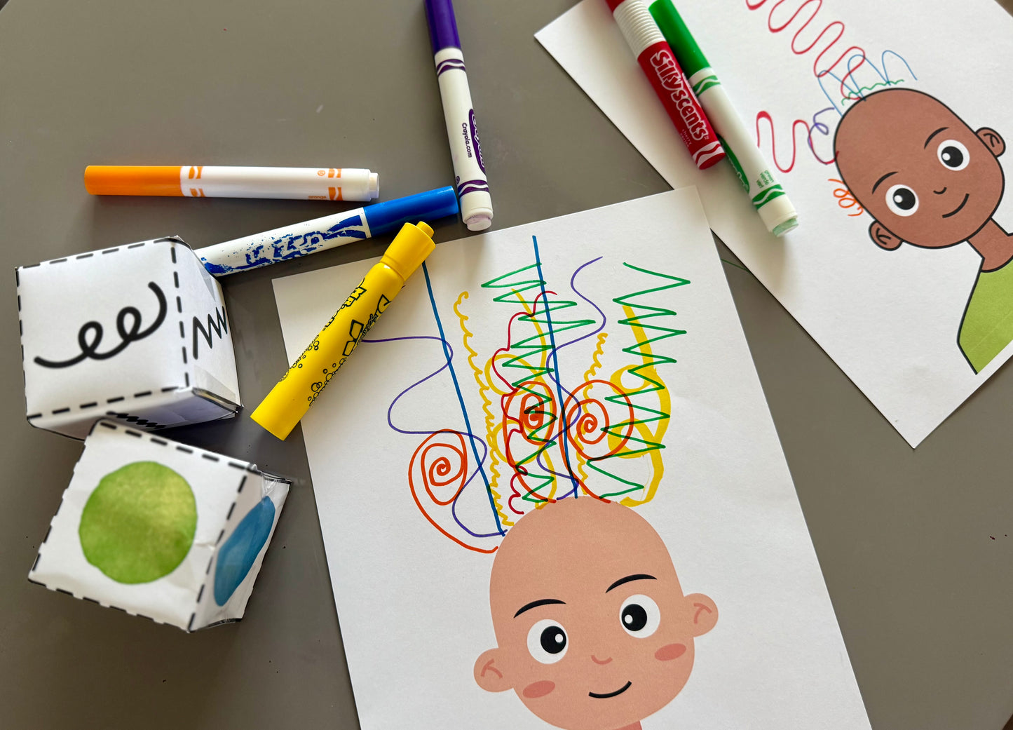 Roll & Style Drawing Game- FREE Printable Download